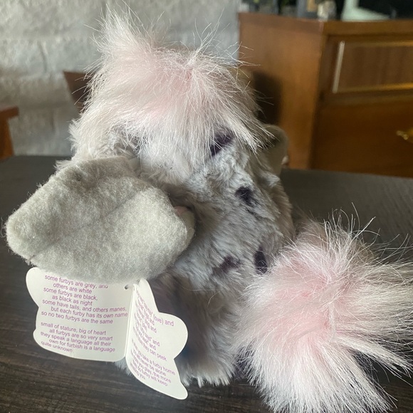 1998 NWT Furby Tiger Electronics Model 70-800 Grey + Pink Leopard Spotted - Picture 2 of 4